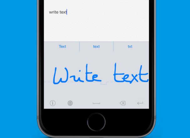 Handschrifteingabe auf dem iPhone mit »MyScript Stylus« (Bild: Myscript)