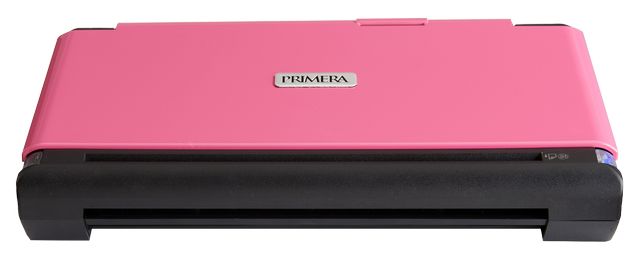 »Primera Trio« mit Druckerdeckel in Pink (Bild: Primera Technology)