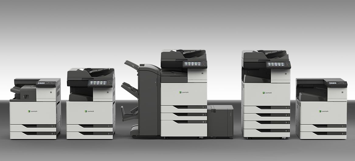 Lexmark meldet sich als Spezialist von Drucklösungen zurück: die neue Familie an A3-Highend-Druckern und -MFPs (Bild: Lexmark)