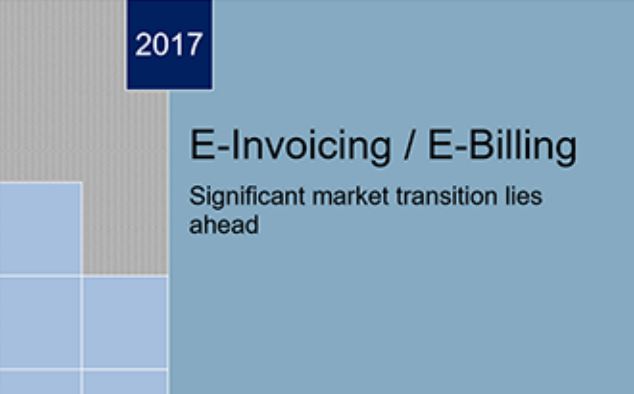 Neuer Billentis-Report 2017 »E-Invoicing/ E-Billing: Significant market transition lies ahead« (Bild: Billentis)