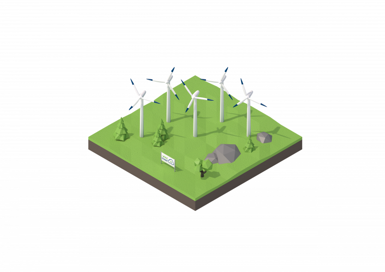 Windcloud mit Sitz in Schleswig-Holstein bezieht seinen Grünstrom für sein Rechenzentrum vorrangig aus lokalen Wind- und Solarparks (Bild: Windcloud)