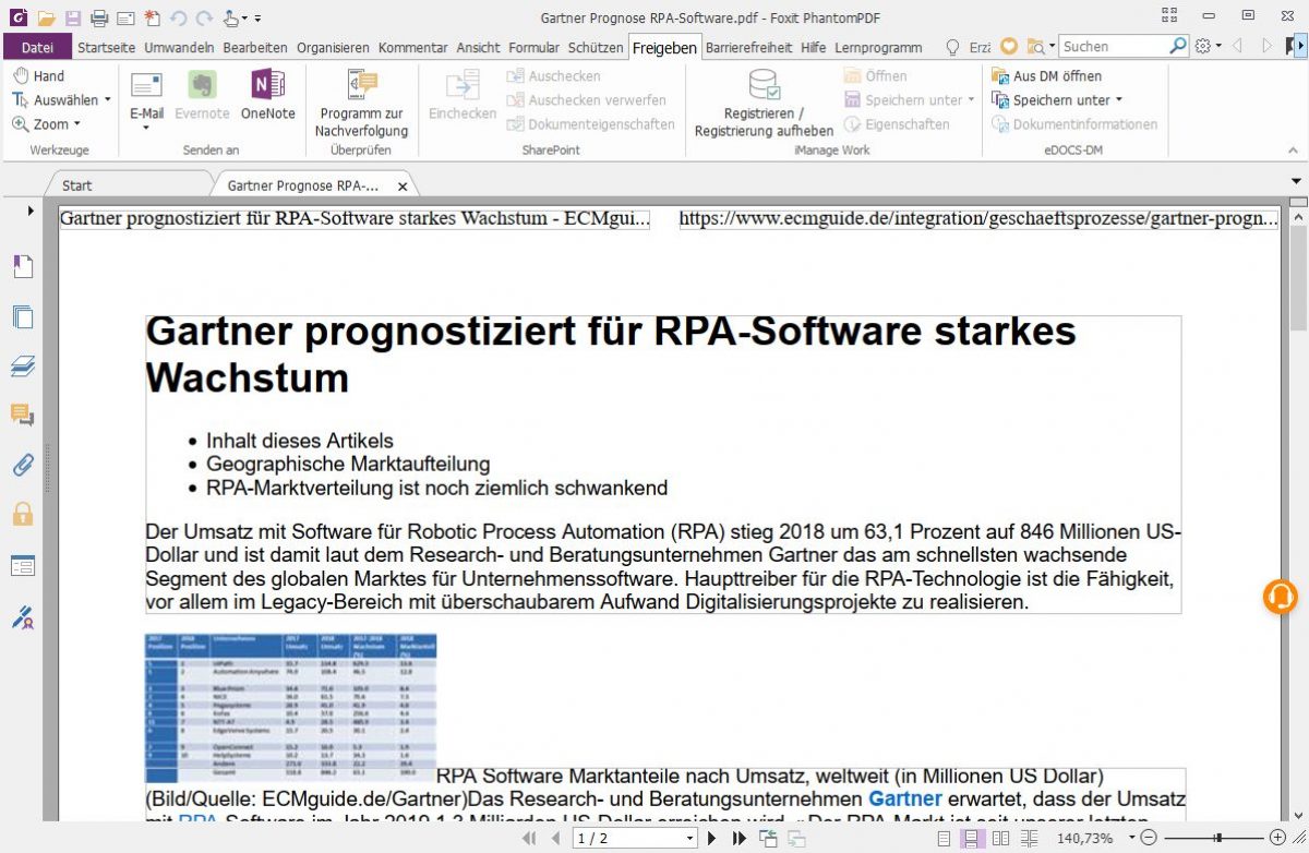 Foxit software stattet phantompdf 9 7 mit rpa funktionen aus ecmguide