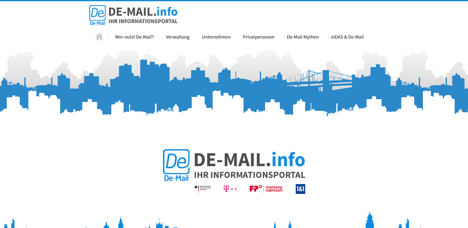 De-Mail-Informationsportal (Bild: 1&1 De-Mail GmbH)