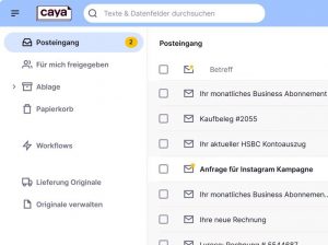 DMS »Caya Document Cockpit« bietet automatisches Tagging (Bild: Caya)