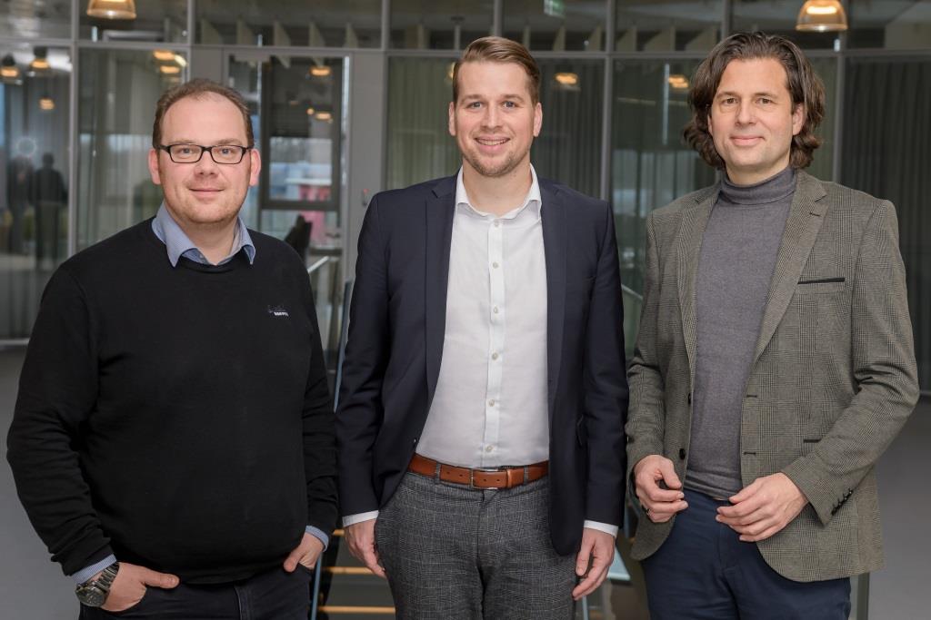 Das Vorstandsteam von d.velop v.l.n.r.: Dr. Stephan Held (CFO), Sebastian Evers (CEO), Rainer Hehmann (CEO) (Bild: d.velop)