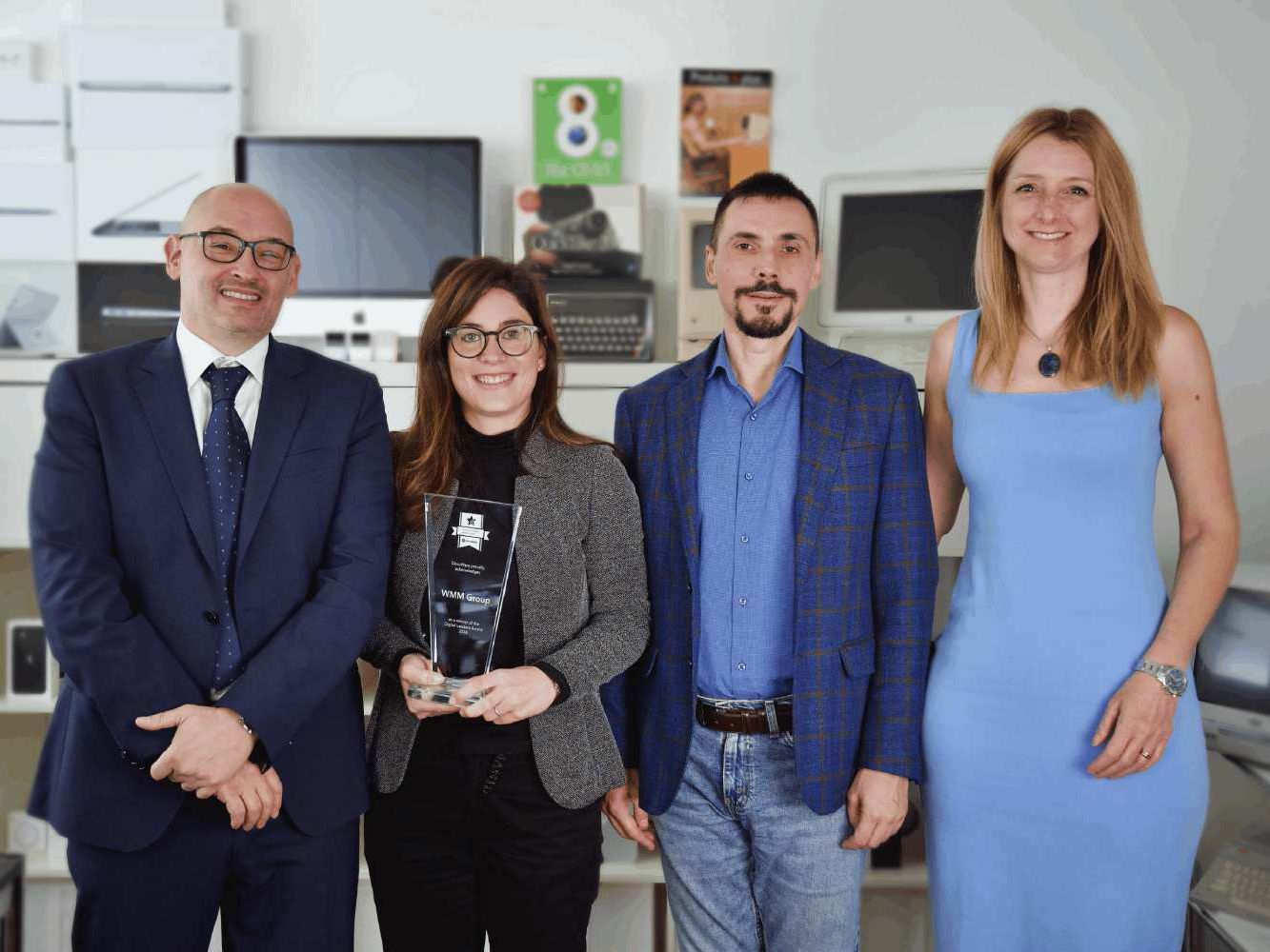 Der »Digital Leaders Award« von DocuWare in der Schweiz ging an die Wullschleger Martinenghi Manzini (WMM) Group . (Bild: DocuWare)