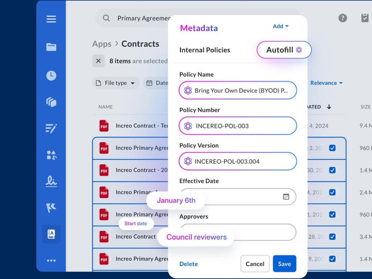 Dank Verbesserungen bei der Datenextraktion mit OCR und NLP kann Box nun auch PDF-Dokumente besser durchsuchen. (Screenshot: Box)