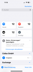 06-03-25-Collax-Mobil Smartphone-Ansicht der Collax Groupware Suite
