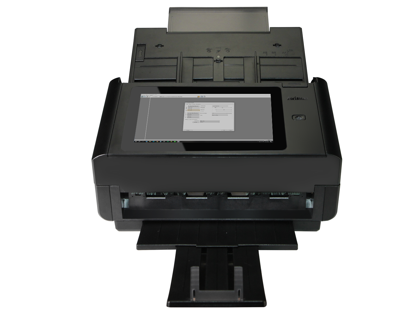 Der AI350 hat wie der AI360 eine Größe von 316 x 207 x 178 mm (Bild: Avision)