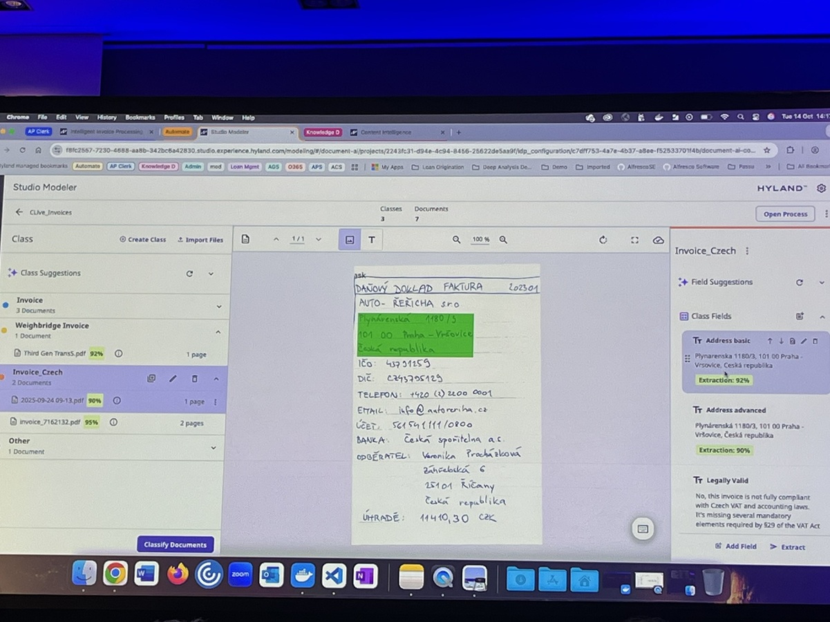 Hyland Handschrifterkennung