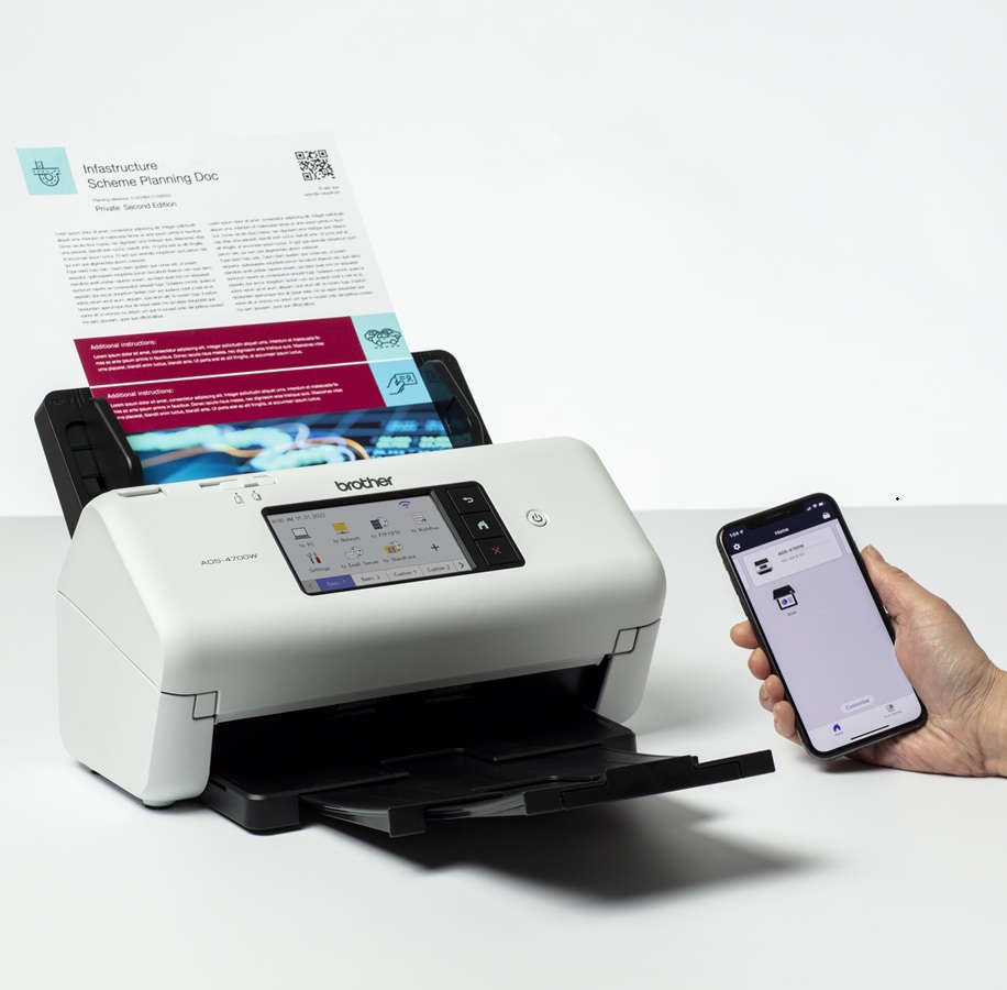 Die Scanner-Flotte in den McDonald´s Restaurants von Tim Hendrikx wurde um das Modell ADS-4700W von Brother erweitert. (Bild: Brother)