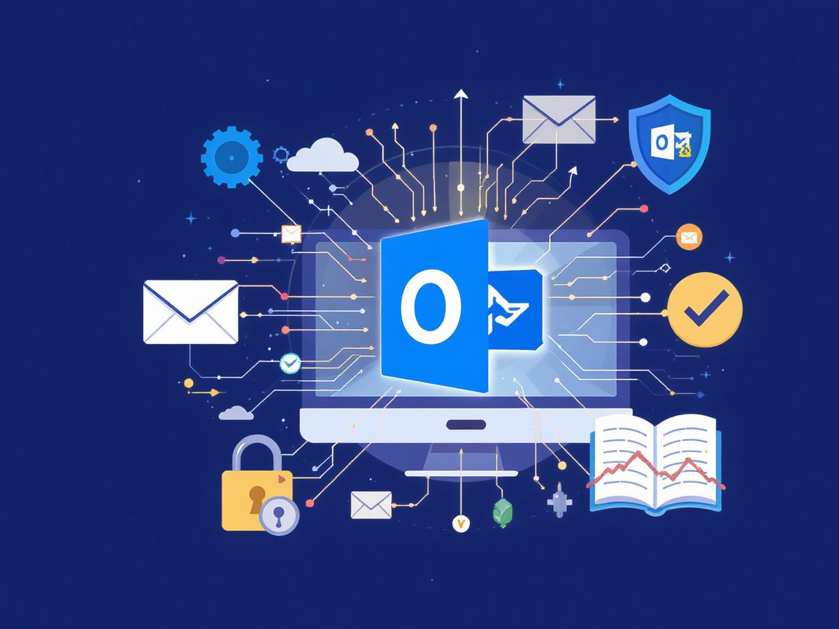 Die Outlook Add-Ins »Central Classic« und »Central New« von Konnect eMail ermögliche die vielfältige Verarbeitung von E-Mails und jetzt auch die Erstellung eines regelbasieren, durchsuchbaren Datenspeichersystems. (Grafik: Konnect eMail)