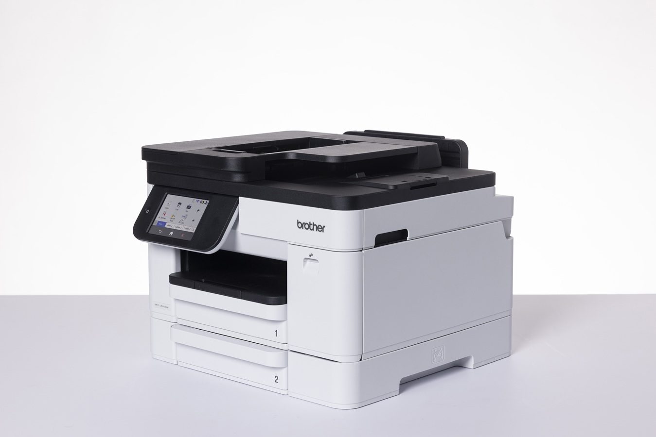 Der MFC-J5110DW hat zwei Papierkassetten für jeweils 250 Blatt